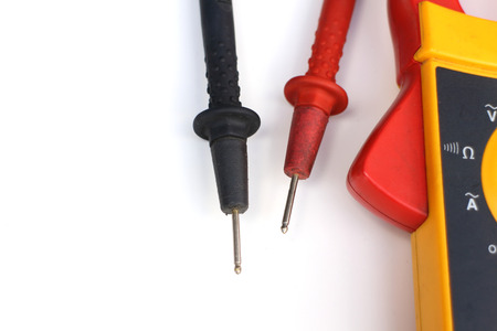 electrical multi meter for measuring electrical powerの写真素材