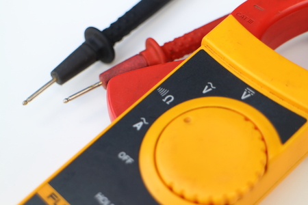 electrical multi meter for measuring electrical powerの写真素材