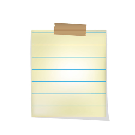 note paperのイラスト素材