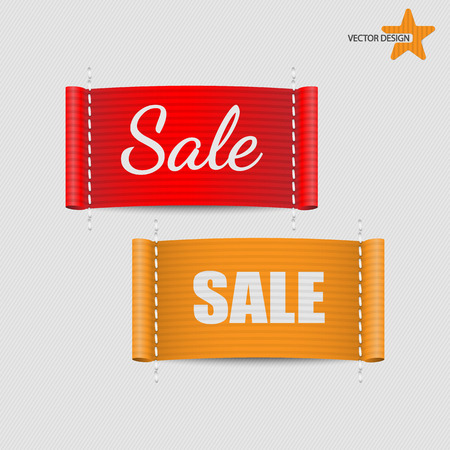 Clothing labels. Vector.のイラスト素材