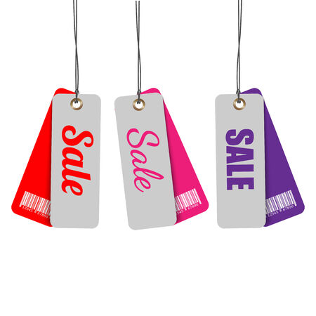 tags for sale.のイラスト素材