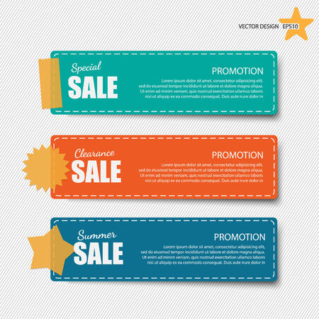 Sale bannersのイラスト素材