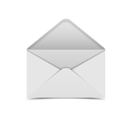White open envelope.vectorのイラスト素材