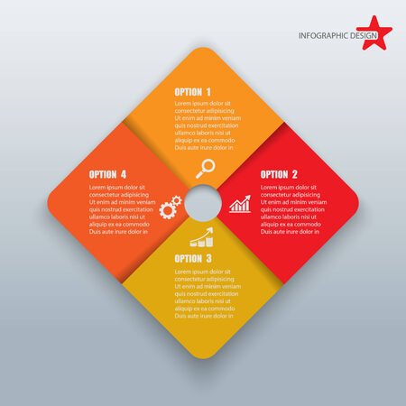 Infographic ,vectorのイラスト素材