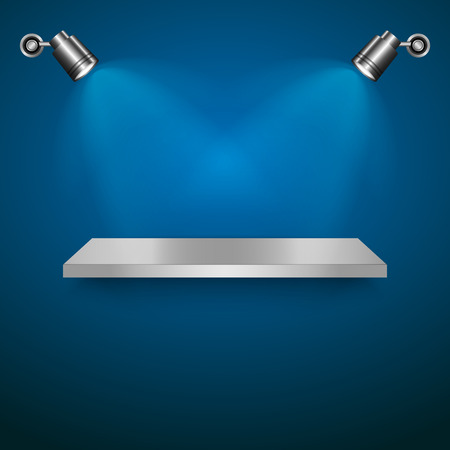 Empty shelf,vectorのイラスト素材