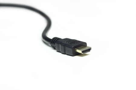 Close shot of HDMI cableの写真素材