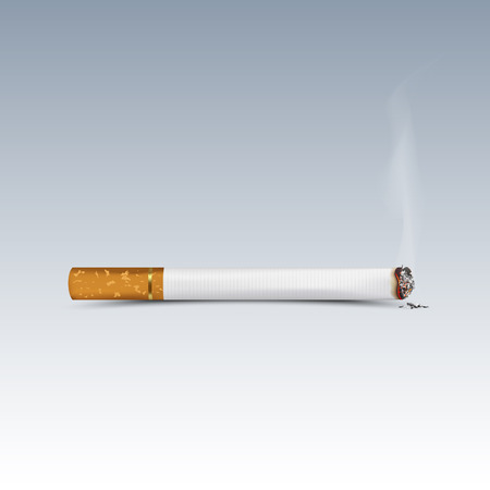 Cigarette burns. Illustrationのイラスト素材