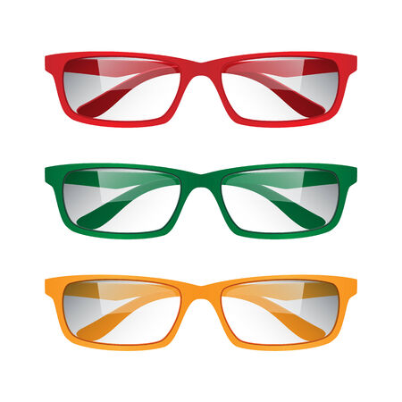 Eyeglasses, illustrationのイラスト素材