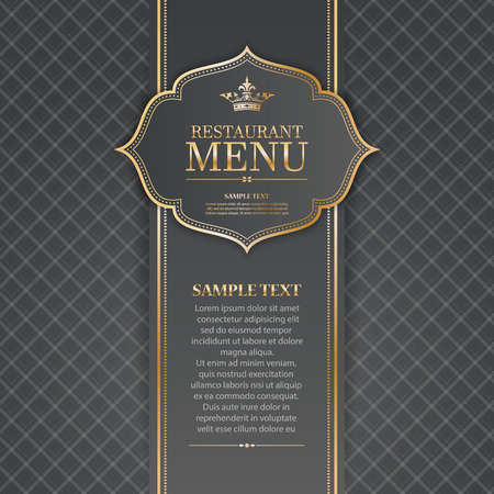 Restaurant menu design.vectorのイラスト素材