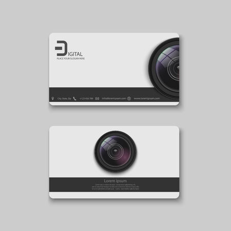 Business card template.vectorのイラスト素材