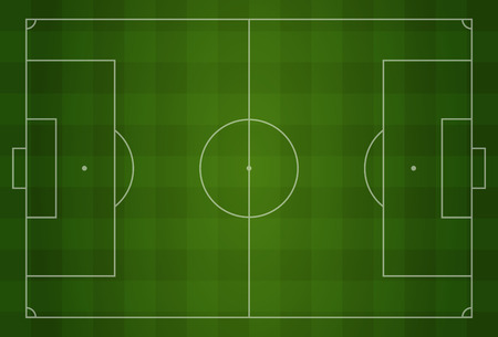 Soccer field  illustrationのイラスト素材