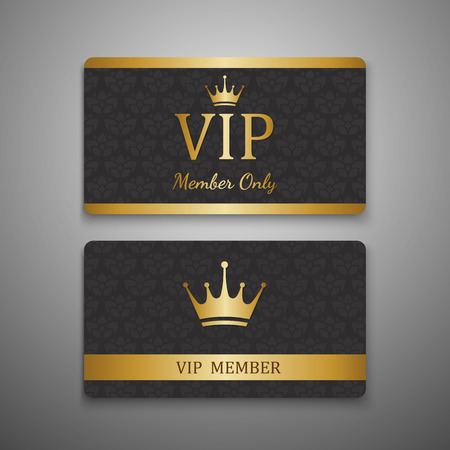 VIP card template,vectorのイラスト素材