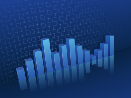 Vector illustration of 3d graphのイラスト素材