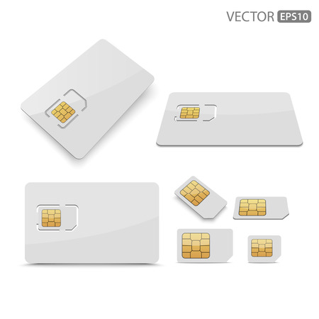 Sim card.vectorのイラスト素材