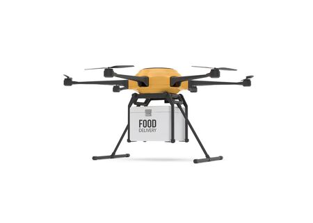 Food delivery drone concept.の写真素材