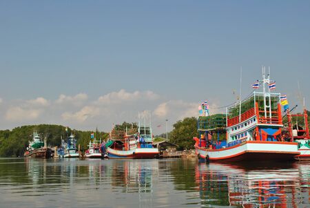 Fishing Boat Thailand Styleの写真素材