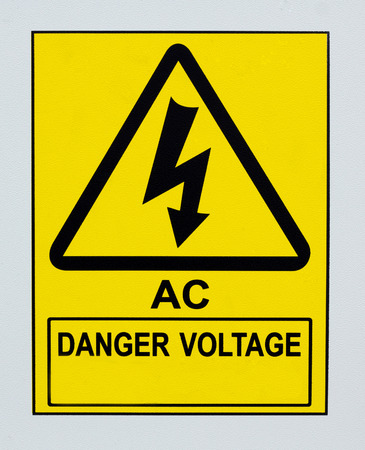 AC Danger Voltageの写真素材