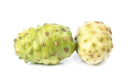Exotic Fruit - Noni isolated on white background.の写真素材