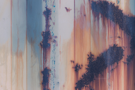 Old rusty galvanized iron texture background soft focus.の写真素材