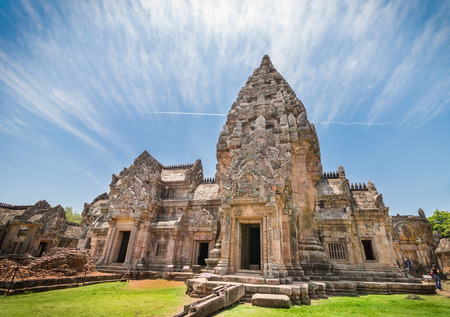 Phanom rung historical park or Prasat Phanom Rung temple Located in Buriram Province,Thailand.のeditorial素材