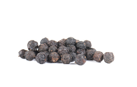 Pepper corn on white background