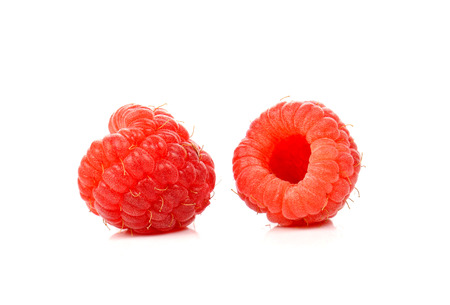 Rasberry isolated on white background.の写真素材
