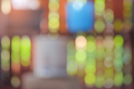 Blurred background.
