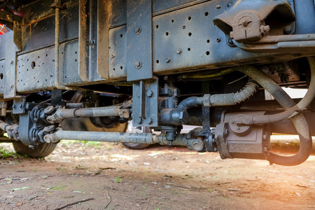 Drive shaft metal steel  transmission for rotating applications in truck.