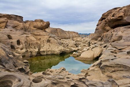 Sam Phan Bhok Gran Canyon Ubon Ratchathanee, Thailandの写真素材