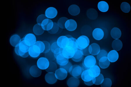 Abstract blue bokeh backgroundの写真素材