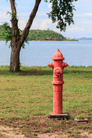 Old Fire Hydrant near seaの写真素材