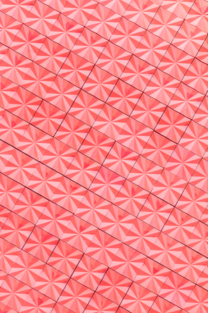 pattern of Red cement wallの写真素材