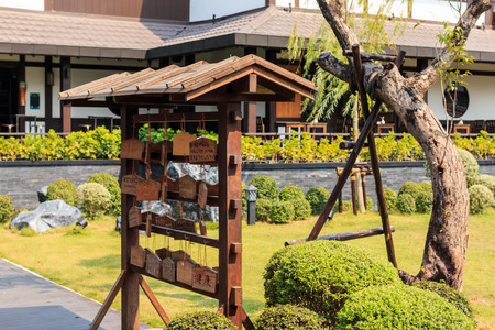 SRIRACHA , THAILAND- MARCH 18,2015: j park sriracha  shopping mall is brand new project of Saha Pathana Inter-holding PCL. IT concept is traditional Japanese styleのeditorial素材