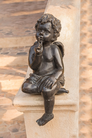 Lovers cupid statueの写真素材
