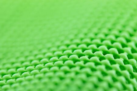 Close up detail of green textured non skid matの写真素材