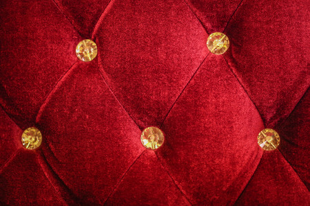 Red sofa cloth backgroundの写真素材