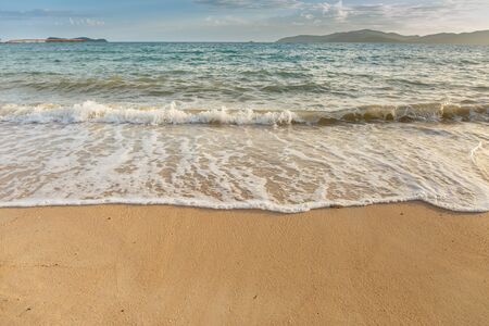 Sea beach in sunshine day in summerの写真素材