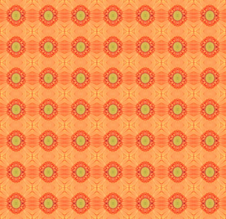 Seamless background pattern and texture from part of orange  flower