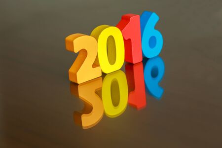 New Year 2016の写真素材