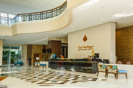 PATTAYA,THAILAND - NOVEMBER 28  : The View of Lobby at the Heritage pattaya beach resort in Pattaya,Thailand on November 28, 2015のeditorial素材