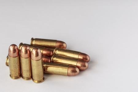 bullets on white paper