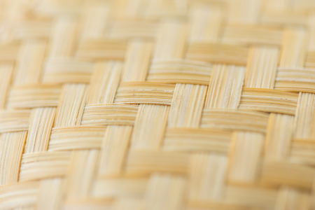Bamboo woven backgroundの写真素材