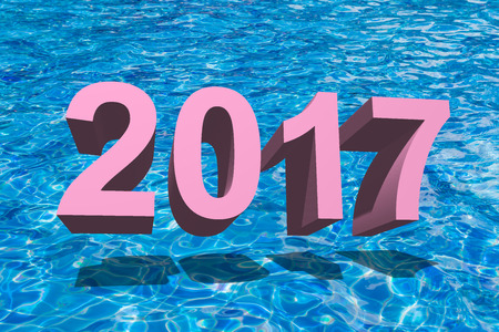 number 2017 for New Year