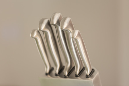 beautiful shank of the stainless knifeの写真素材