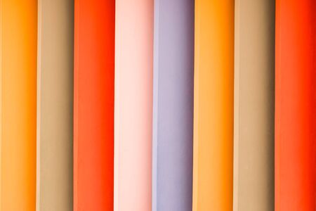Multicolored Wooden Fence
