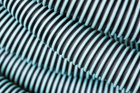Close up pattern of old Plastic pipeの写真素材