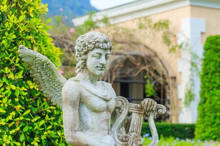 Fairy Statue in the gardenの写真素材