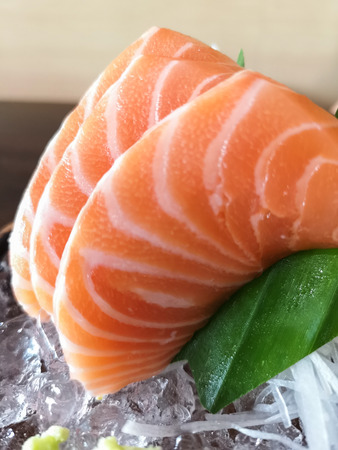 Japanese cuisine. Sushi with fresh ingredientsの写真素材