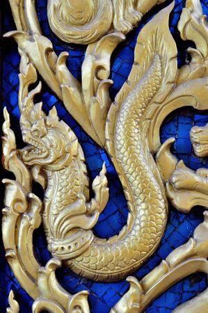 thai Carving naka artの写真素材