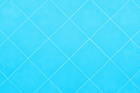 soft blue or cyan Tile glossy mosaic Earthenware material backgroundの写真素材